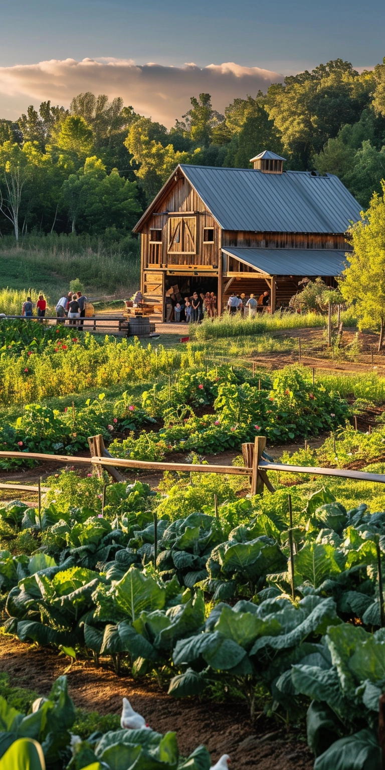 a rustic barn organic oasis mag food