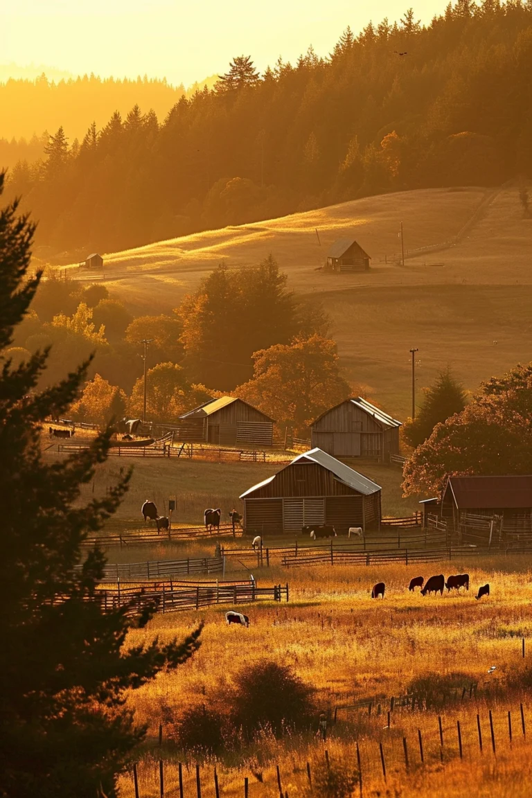 a series of barns on a farm organic oasis mag