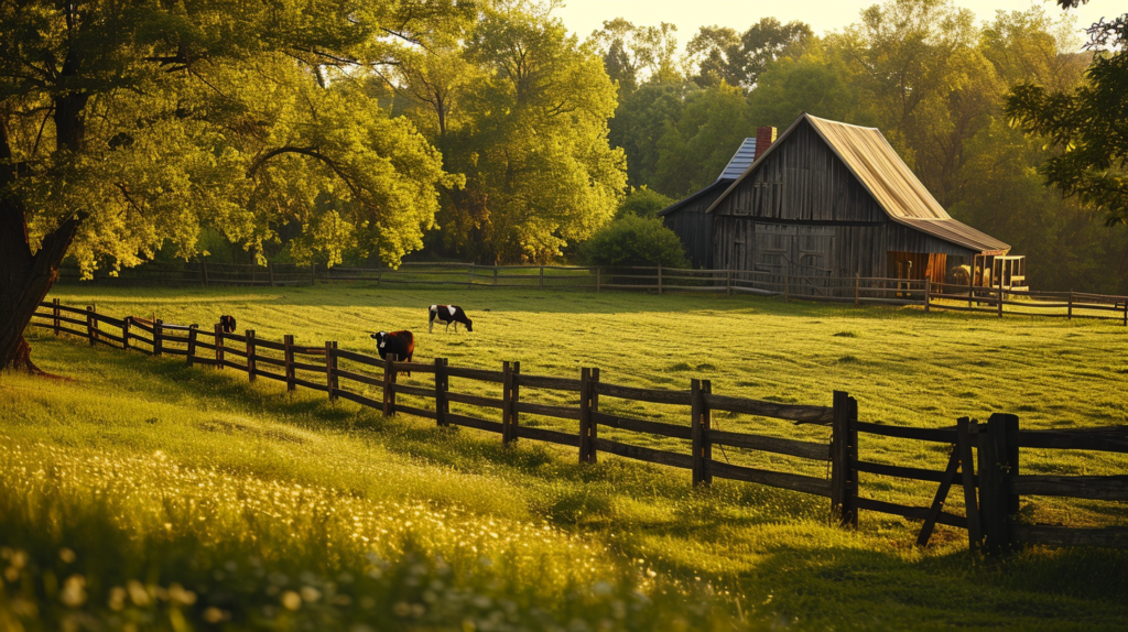 cows in a local organic farm