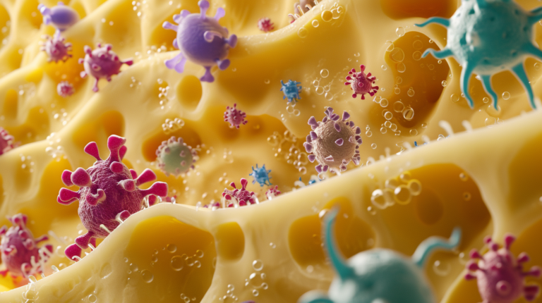 bacteria in cheese