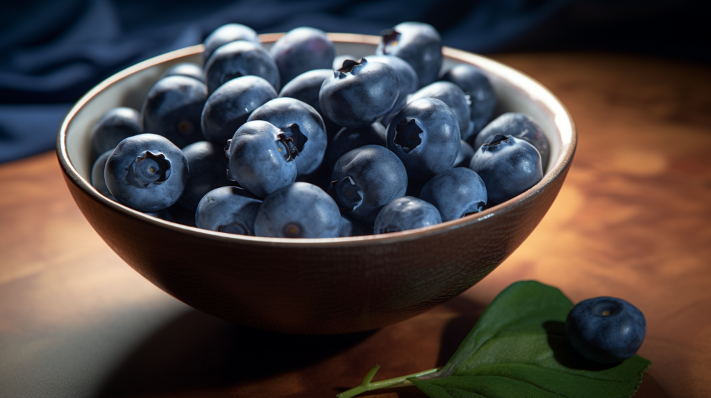 bowl of blueberries helps fight type 2 diabetes